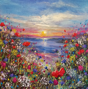 Arisaig Poppies Signed Print