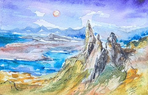 The Storr, Skye Little Original (framed)