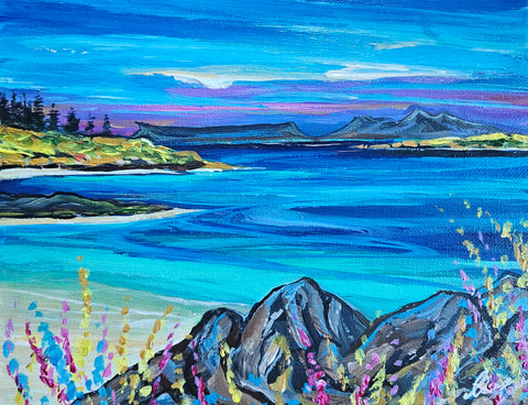 Camusdarach (view to campsite)