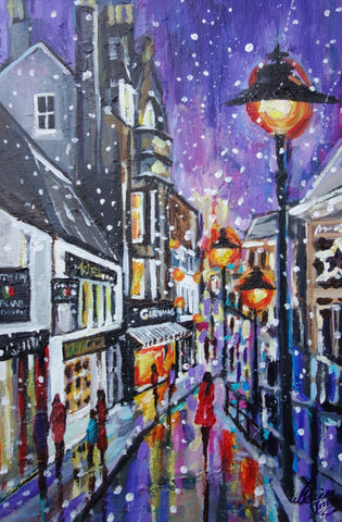 First Snow, Inverness Original Painting