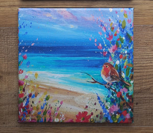 Robin, Camusdarach Mini Canvas