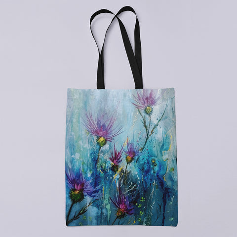 Abstract Thistles - Tote Bag