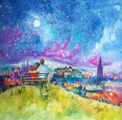 You , Me and Edinburgh- Signed Print