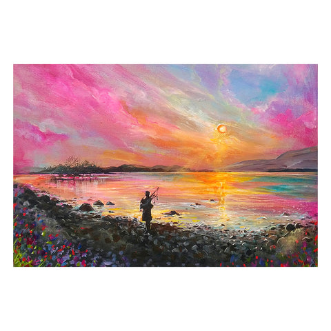 Piper Loch Lomond - Signed Print