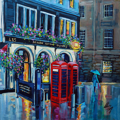 Rainy Days, Edinburgh - Signed Print