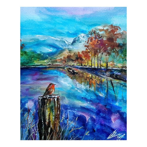 Robin Caledonian Canal - Signed Prints