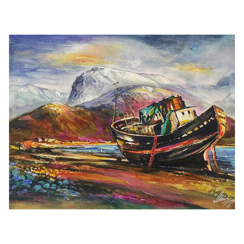 Shipwreck Caol - Signed Prints