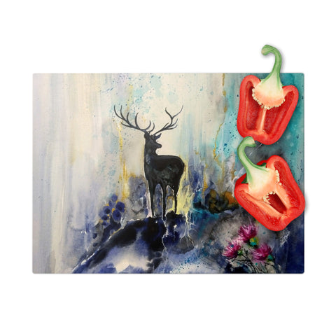 Stag and Thistles - Chopping Board
