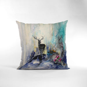 Stag and Thistles - Cushion