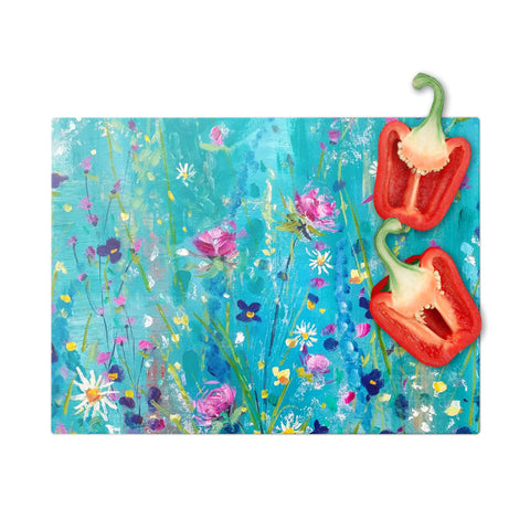 Summer Roses - Chopping Board